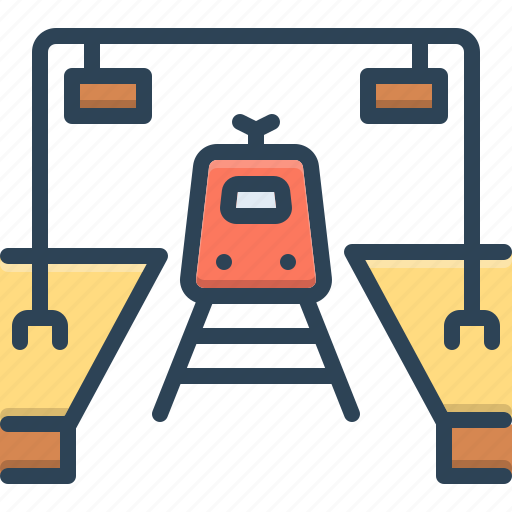 Platforms, station, terminal, place, train, railway, railroad icon - Download on Iconfinder