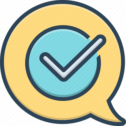 True, checked, correct, right, accurate, confirm, checklist icon - Download on Iconfinder