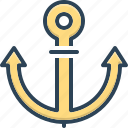 navy, nautical, marine, anchor, hook, yacht, antique