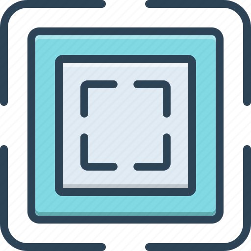 Square, frame, linear, object, shape, geometry, mathematics shape icon - Download on Iconfinder