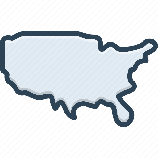Us, america, map, country, united, states, united states of america icon - Download on Iconfinder