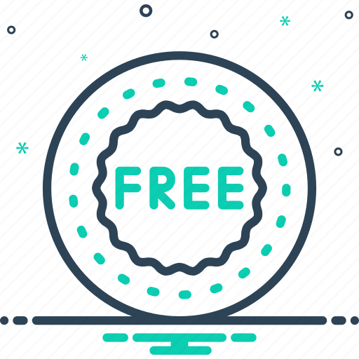 Free, freebies, liberated, released, label, badge, discount icon - Download on Iconfinder
