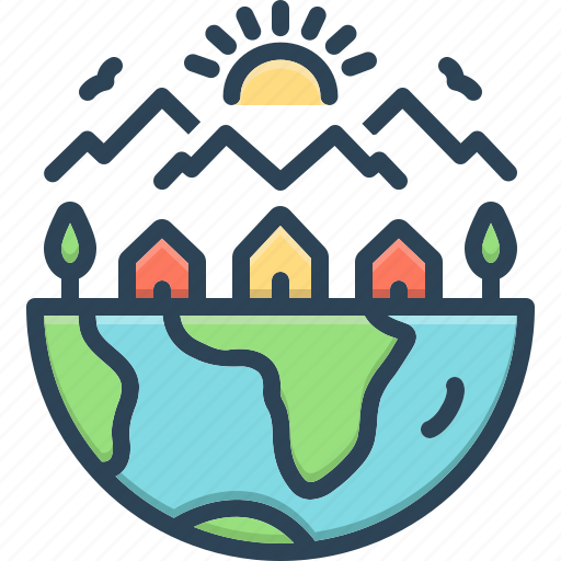 Geological, geologist, earthly, topographical, leaf, earth, environmental icon - Download on Iconfinder