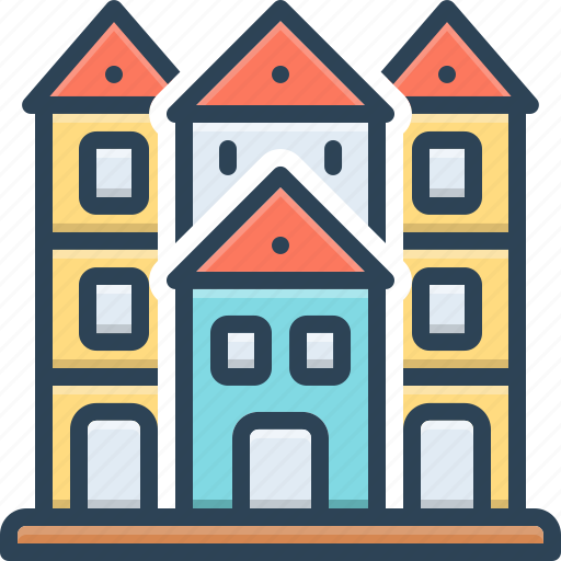 Victorian, house, architecture, antique, colonial, european, building icon - Download on Iconfinder