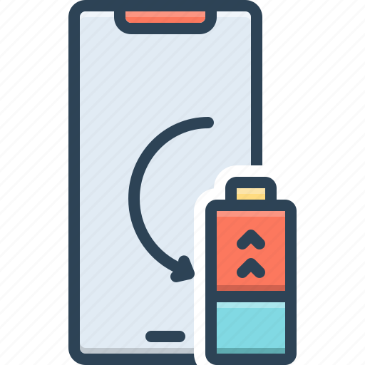 Lasting, durable, enduring, abiding, battery, phone, charge icon - Download on Iconfinder