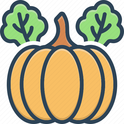 Vegetable, vegetables, greenery, pumpkin, organic, garden stuff, green goods icon - Download on Iconfinder