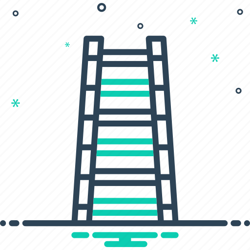 Ladder, stairs, forward, onward, progress, climb, tread of steps icon - Download on Iconfinder