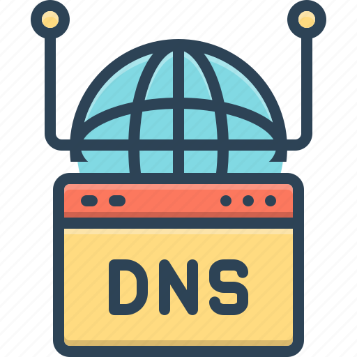 Dns, server, service, cloud, database, hosting, filled icon - Download on Iconfinder