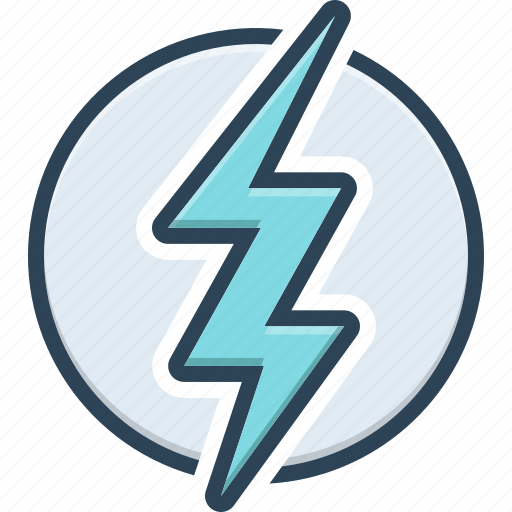 Dramatically, thunder, definitely, completely, power, forcefully icon - Download on Iconfinder
