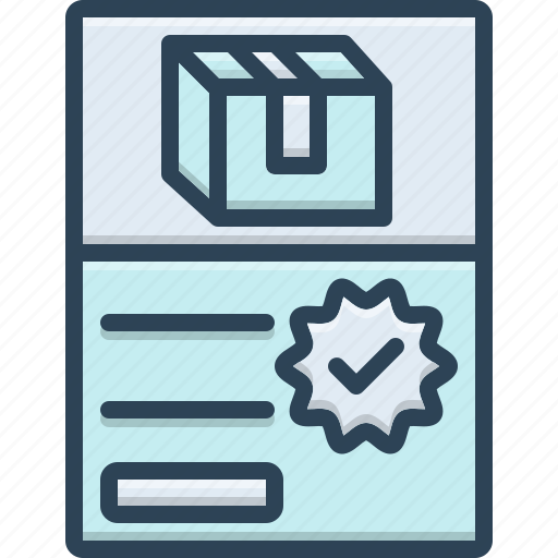 Confirmation, delivery, gift, order, package, parcel, shipping icon - Download on Iconfinder