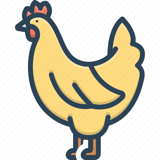 Poultry, hen, chicken, cock, rooster, pullet, farm icon - Download on Iconfinder