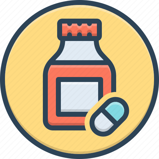Prozac, pill, medicine, bottle, aspirin, addiction, chemistry icon - Download on Iconfinder