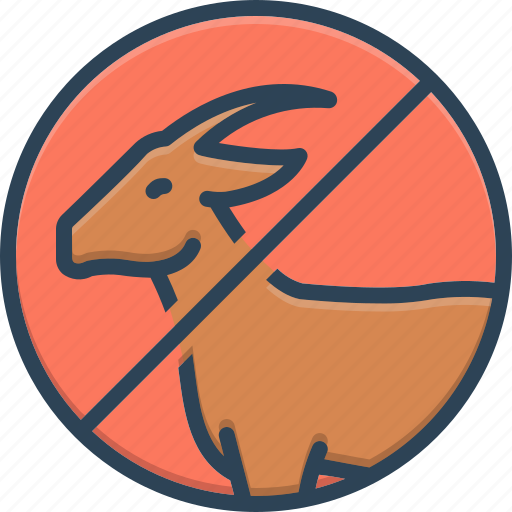 Beastiality, animal, brute, forbidden, prohibited, butcher, oblation icon - Download on Iconfinder
