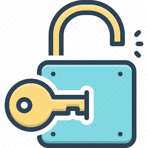 Unlock, unwind, unlatch, open, lock, key, keyhole icon - Download on Iconfinder