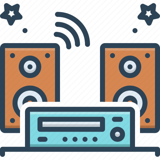 Audios, listen, music, music system, radio, sound, system icon - Download on Iconfinder