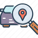 autodetect, detective, gps, investigation, magnifying, navigation, search