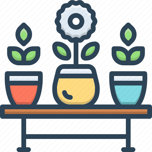 Pot, flowerpot, gardening, growth, plant, blossom, houseplant icon - Download on Iconfinder