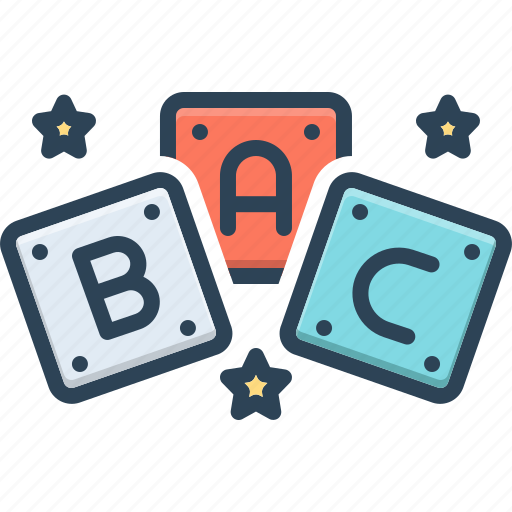 Abc, block, cube, alphabet, words, letter, character icon - Download on Iconfinder