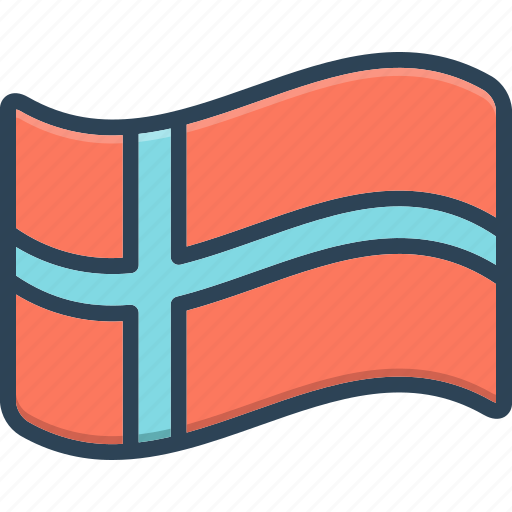 Norway, area, flag, border, continent, contour, country icon - Download on Iconfinder