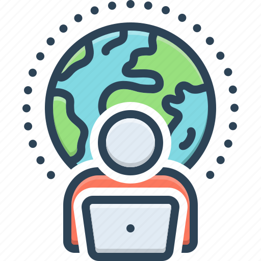 Accessing, browser, online, world, management, software, internet icon - Download on Iconfinder