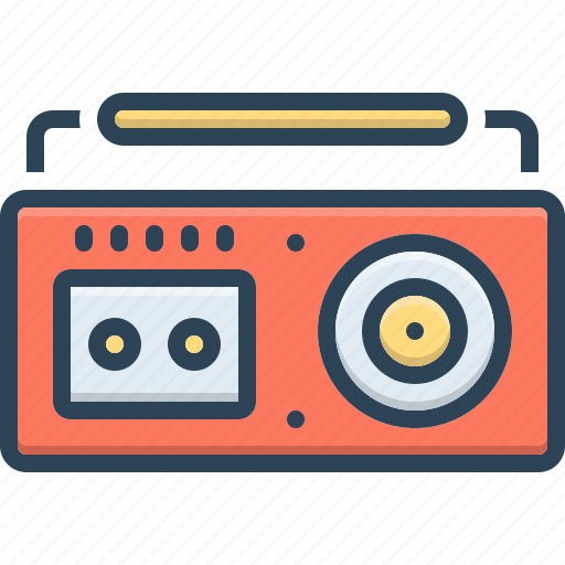 Stereo, radio, broadcast, gadget, electronic, musical, audio system icon - Download on Iconfinder