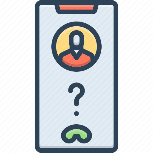 Unknown, call, fraud, number, phone, robocall, anonymous icon - Download on Iconfinder
