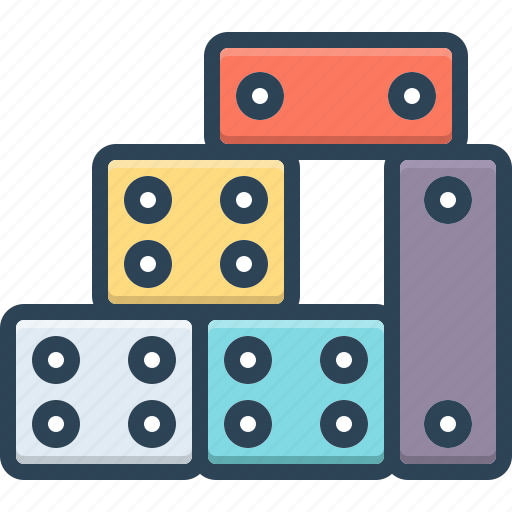 Blocks, square, brick, piece, structure, puzzle, dice icon - Download on Iconfinder