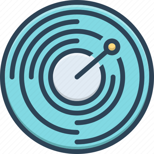 Radius, atom, business, circle, circular, radiation, distance icon - Download on Iconfinder