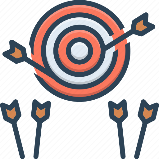 Attempted, try, strive, effort, target, bullseye, aim icon - Download on Iconfinder