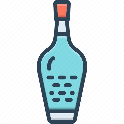 Substance, material, bottle, win, stuff, container, vessel icon - Download on Iconfinder