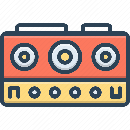 Amplifier, loudspeaker, amp, music, electronic, audio icon - Download on Iconfinder