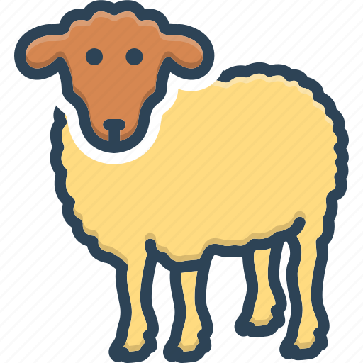 Sheep, ewe, animal, farm, cattle, mammal, lamb icon - Download on Iconfinder