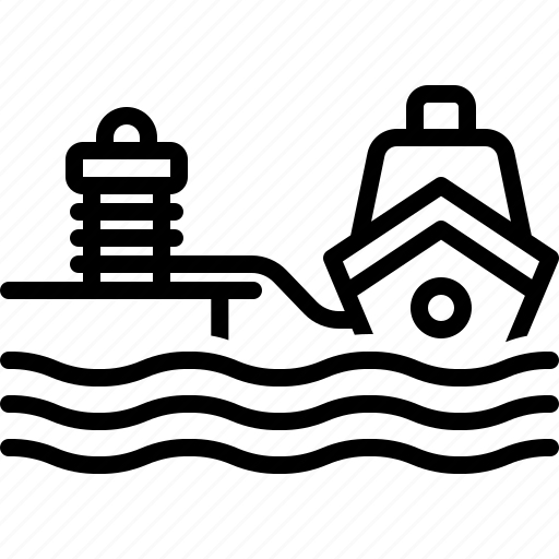 Moore, ship, port, bollard, maritime, buoy, mooring icon - Download on Iconfinder