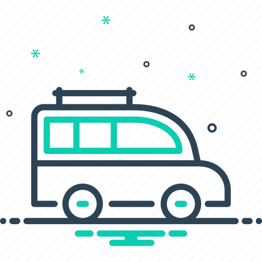 Bus, carriage, conveyance, mini, transport, van, vehicle icon - Download on Iconfinder