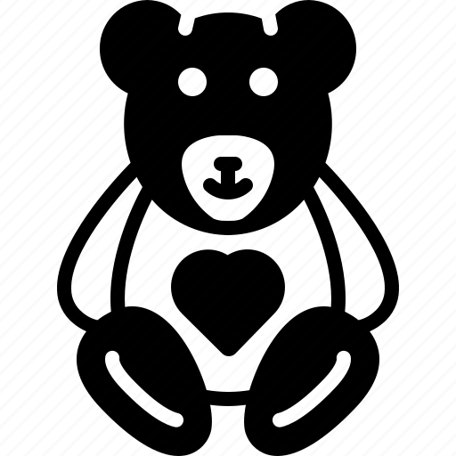 Teddy, bear, toy, teddybear, doll, gift, cheerful icon - Download on Iconfinder