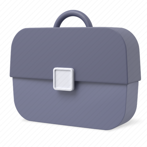 Briefcase, business, office 3D illustration - Download on Iconfinder