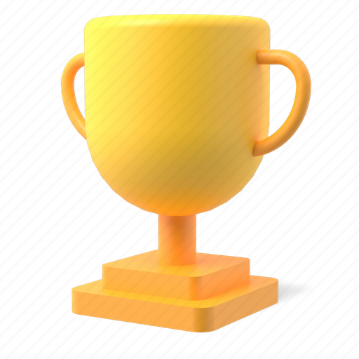 Trophy, award, prize, cup 3D illustration - Download on Iconfinder