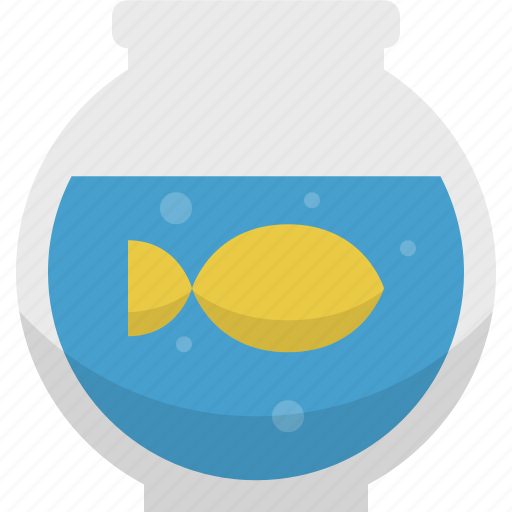 Aquarium, fish, water, gold fish, marine, ornament, decor icon - Download on Iconfinder