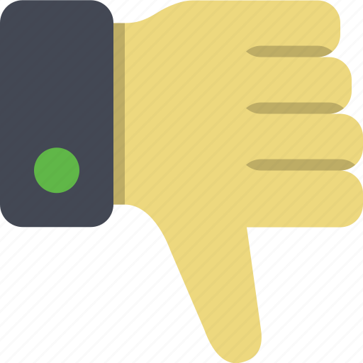 Failure, thumb, thumb down, disaprove icon - Download on Iconfinder