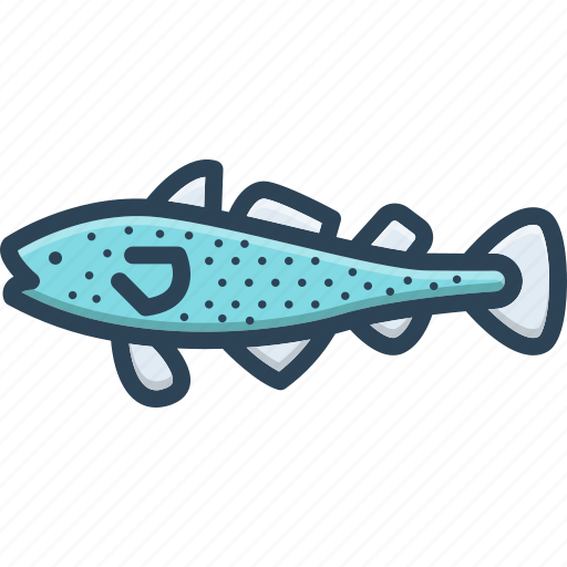 Cod, fish, salmon, trout, seafood, aquatic, nautical icon - Download on Iconfinder