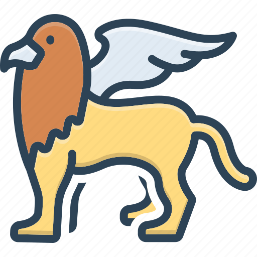 Griffin, gryphon, griffon, ancient, fairy, fictional, insignia icon - Download on Iconfinder