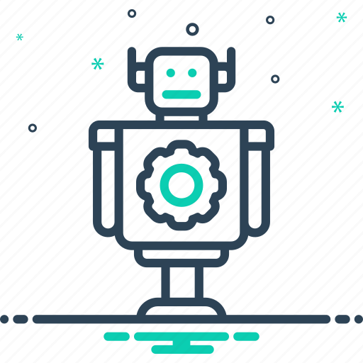 Automatic, electric, mechanical, robotic, mechanized, artificial, self starting icon - Download on Iconfinder