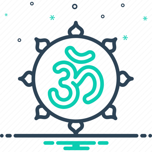 Om, culture, hindu, mantra, meditation, religion, religious icon - Download on Iconfinder