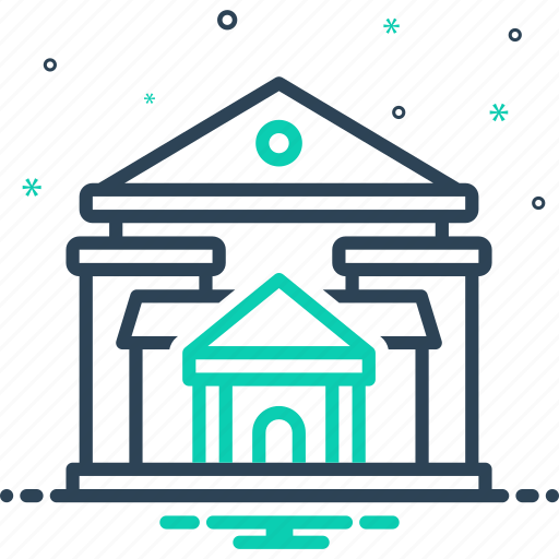 University, college, academy, institute, varsity, educational institution, building icon - Download on Iconfinder