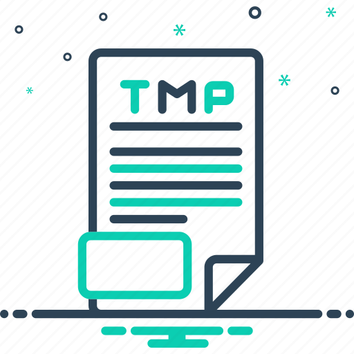 Tmp, collection, document, extension, file, archive, text icon - Download on Iconfinder
