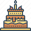 cakes, birthday, bakery, candle, celebration, cream, delicious
