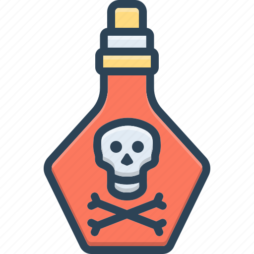 Poison, venom, toxin, bottle, skull, danger, poisonous icon - Download on Iconfinder