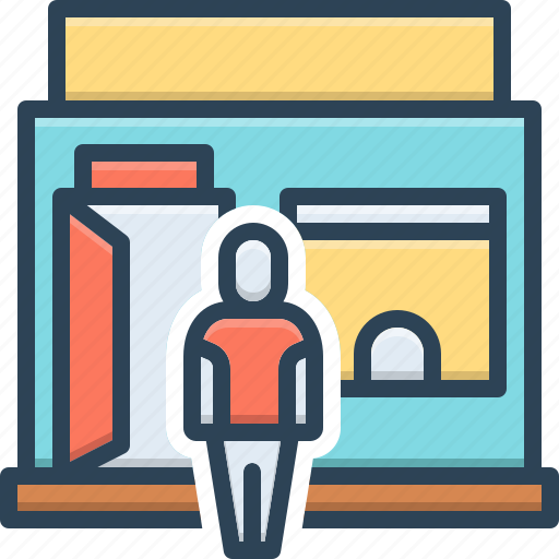 Entry, door, open, approach, doorway, enter, entrance icon - Download on Iconfinder