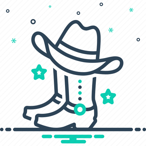 Cowboy, leather, sheriff, cattleman, cowherd, boots, shoes icon - Download on Iconfinder