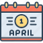 april, calendar, date, number, week, month, diary 